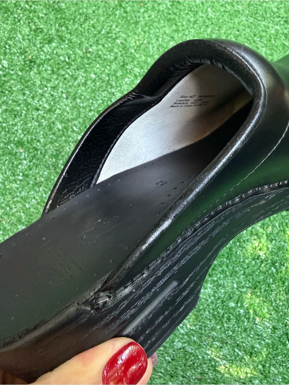 Dansko Sonja Women's Open Back Black Clogs Size 42 - Picture 14 of 15